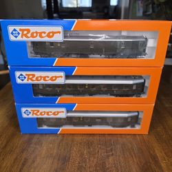 Roco 45447, 45444, 45443 HO Scale German DRG Passenger Car Lot