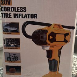 Cordless tire inflator