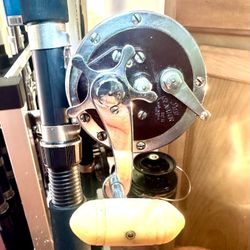 Penn Senator 3/0 In Very Nice Condition Paired With A Brand New 8 Ft., 30-50# Spin/Cast Rod