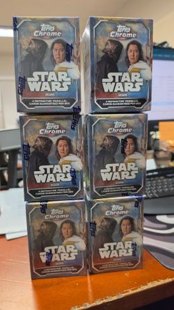 Topps chrome star wars 2025 packs cards Collectibles