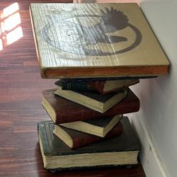 Wood Carve Side Table