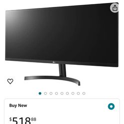 LG 34” Wide Monitor (34WL500) 