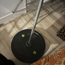 35 lb weight & clothes rack $25 For Both!!