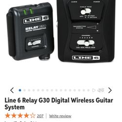 Line 6 G30 Wireless Guitar Receiver 