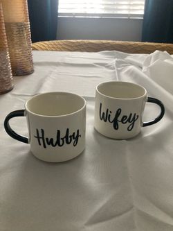hubby & wifey 2ct mug set
