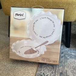 Parini Ceramic Pie Dish Set