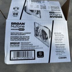 Broan Bathroom Exhaust Fan Motor