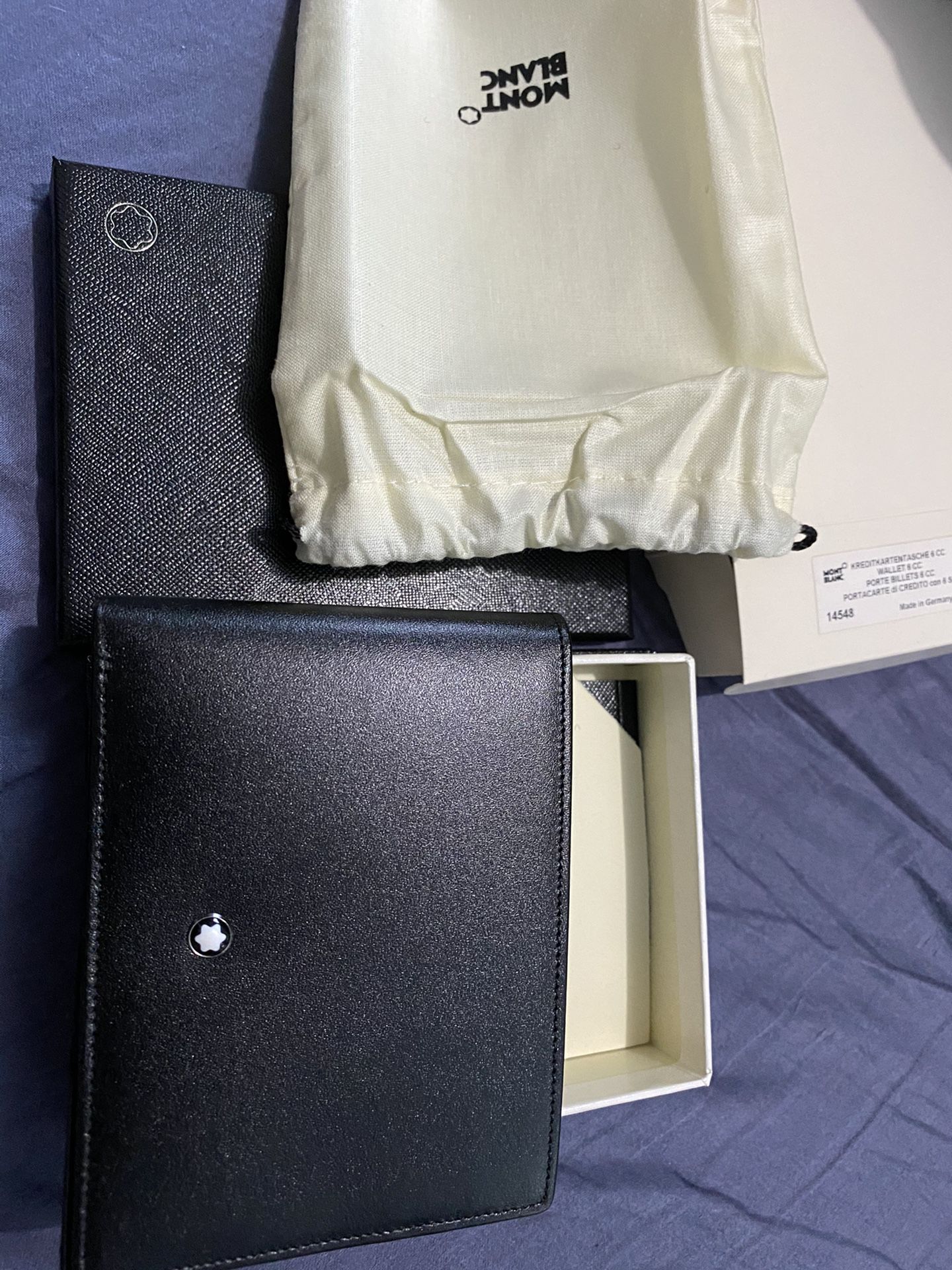 Montblanc 6 card Leather wallet