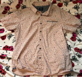 Level Ten Floral Button-Up Short Sleeve Shirt