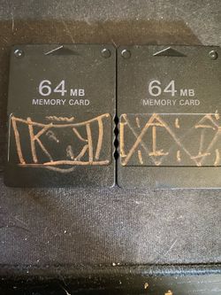 Set of PlayStation 2 Memory Cards