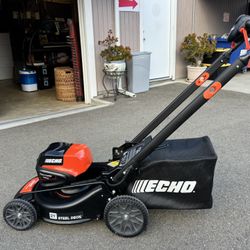 Slightly Used ECHO 56V 21 in. Cordless Battery Walk Behind Self-Propelled Lawn Mower (Tool Only)