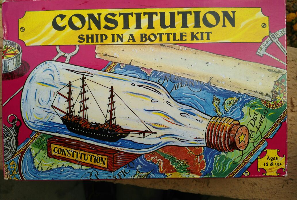 Constitution Ship in a Bottle Kit for Sale in Fountain Hills, AZ