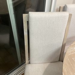 Dining Chairs – Light Beige Upholstery — $79 Each (Firm)