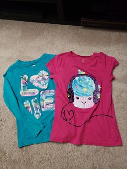 Girl's long sleeve and t shirt