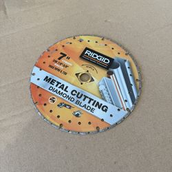 Ridgid 7 in. Metal Cutting Diamond Blade  