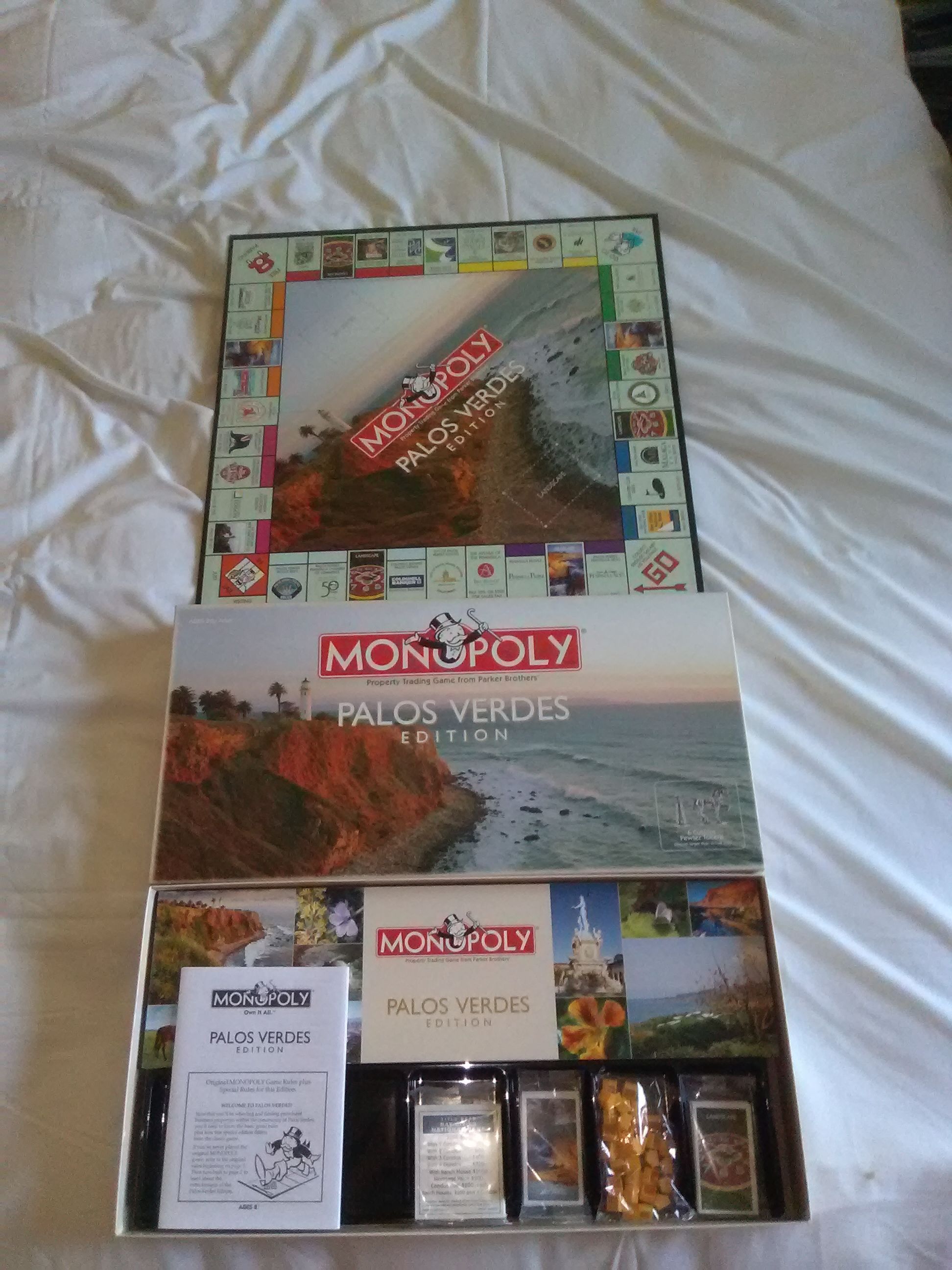 Rare Palos Verdes edition Monopoly game