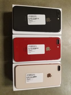iPhone 8 plus factory unlocked available all colors