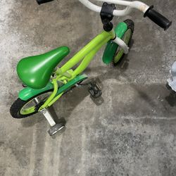 Kids Bike With Training Wheels 