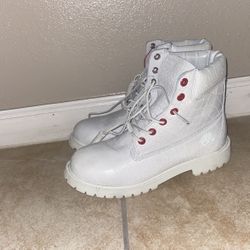 White Timberland Boots