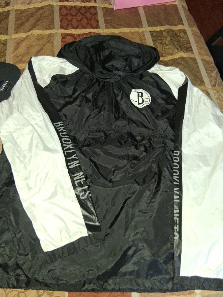 Brand New Wind Breaker Brooklyn Nets