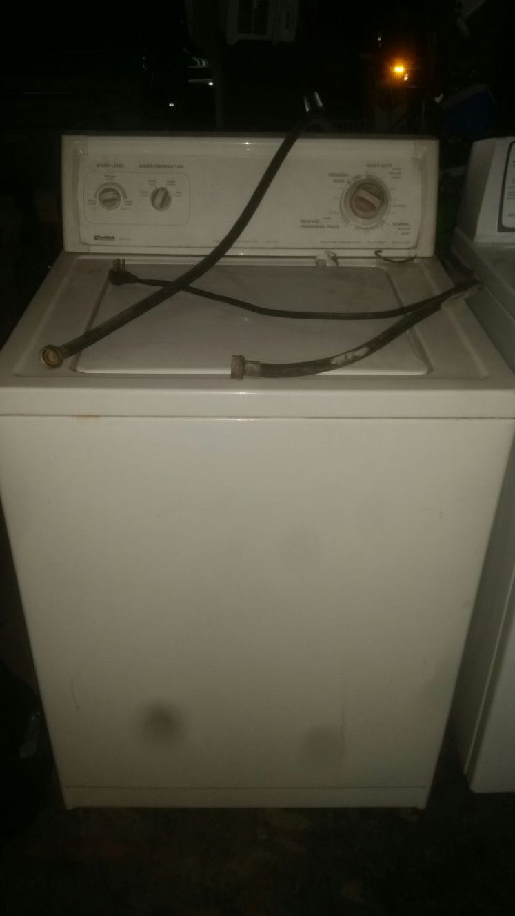 Washer and dryer
