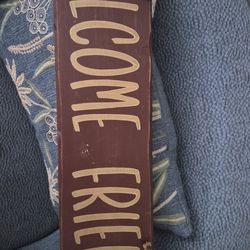 Americana wooden sign