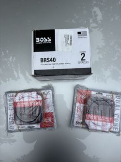 Boss 4” Dual Cone Speakers