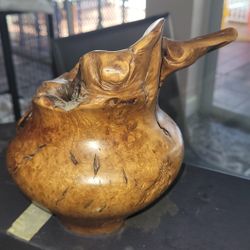 Ted Messin Turned Wood Manzanita Wood Vase