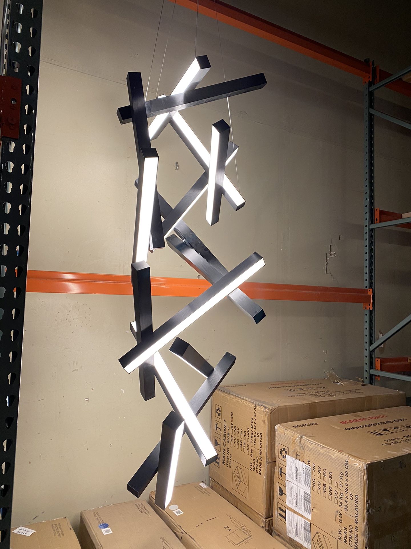 6Ft Chaos 15 Geometric Chandelier NEW Wayfair