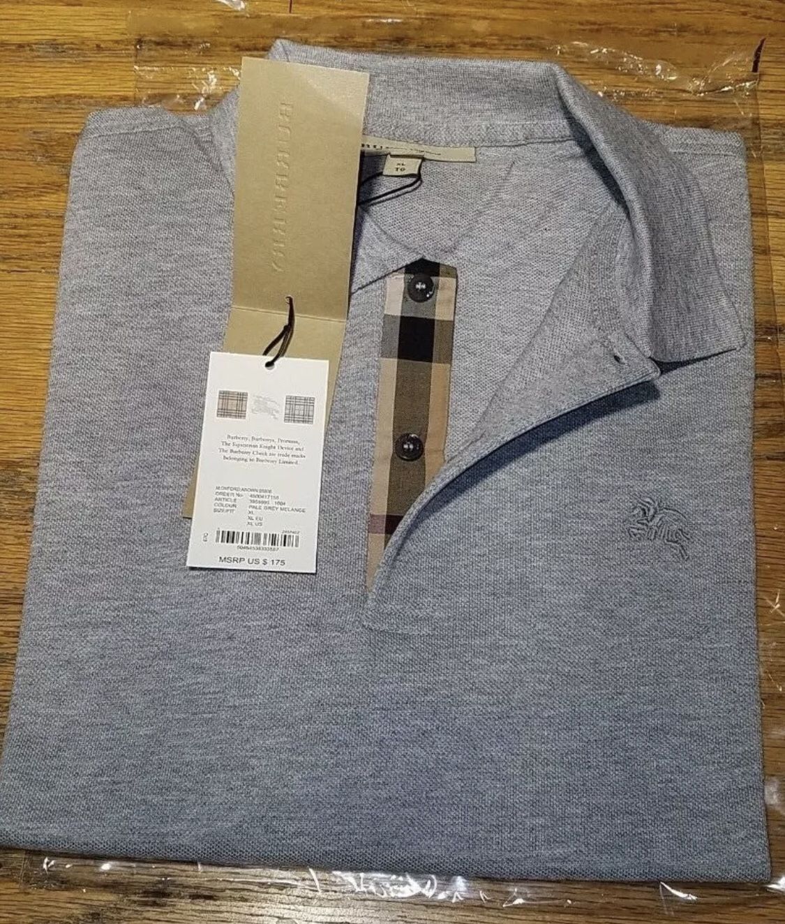 Burberry Polo shirt (Grey)