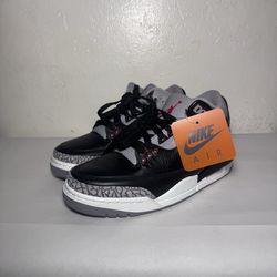 Size 7 Jordan 3 Black Cement