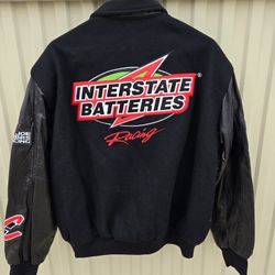 Vintage Jeff Hamilton Interstate Batteries Jacket 