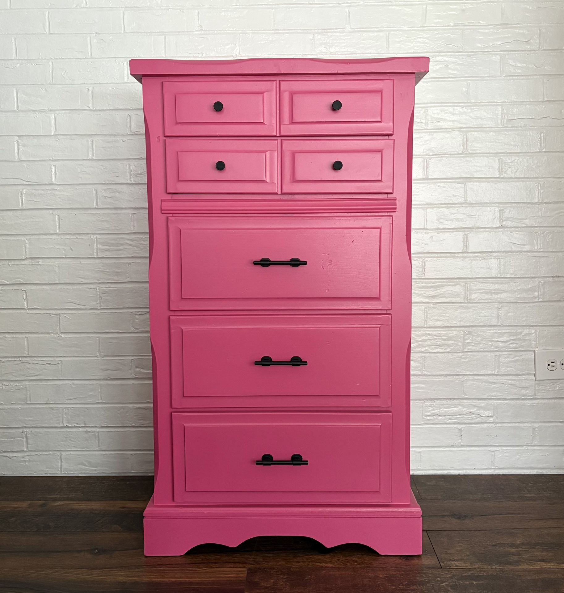 Hot Pink Dresser/Chest Of Drawers