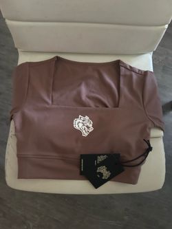Brown Daresport crop top