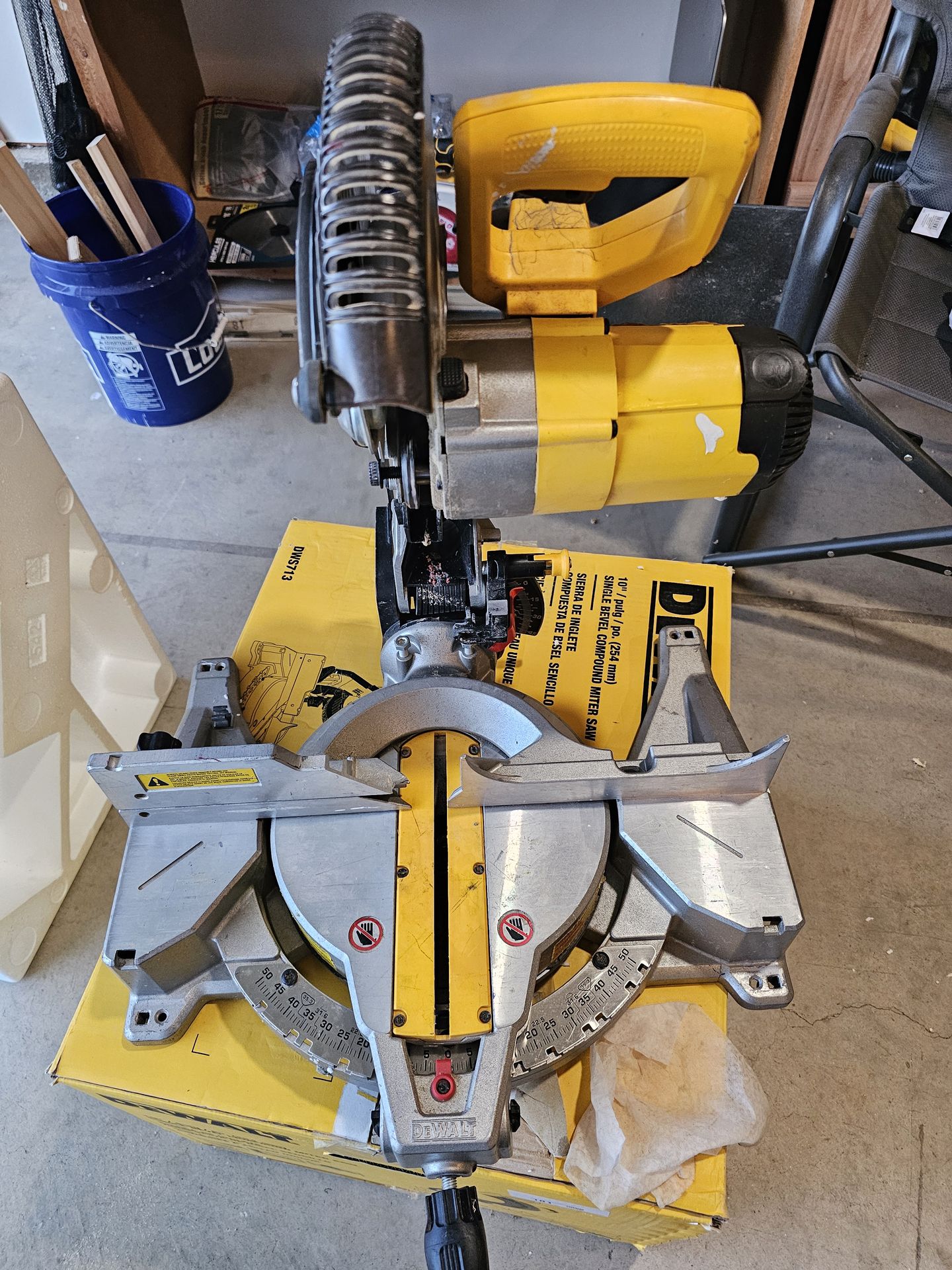 10 in Dewalt Miter Saw used