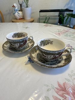 Johnson Brother The Friendly Village Cup& Saucer