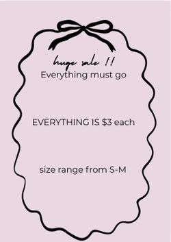 HUGE SALE!
