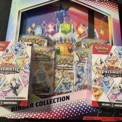 Pokémon - Prismatic Evolutions - Binder & Booster Bundle