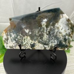 Crystal Moss Agate Slab