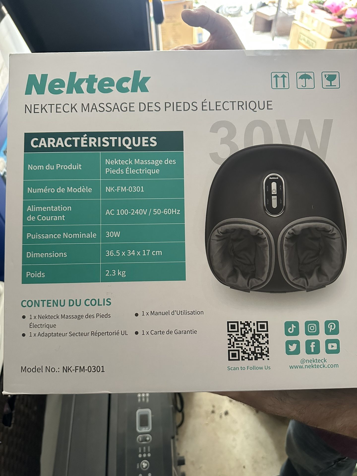 Brand New Foot Massager $40