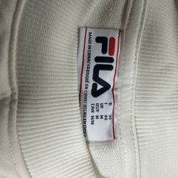 FILA Brand New With Tag Cropped Sweatshirt Top M Crew 