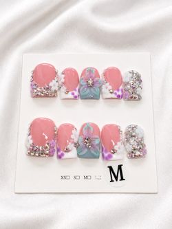 ✨ Handmade Luxury Press-On Nails | $15 | Buy 2 Get $3 Off ✨
