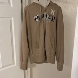 Hurley Zip Up With Pockets And Thumb Holes