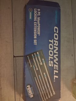 Cornwell Tools 9pc BluePower locking extension set