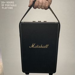 Marshall Tufton Portable Speaker, Lightly Used In Box, Booklets