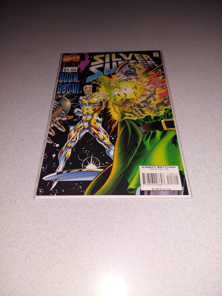 1995 SILVER SURFER #108 BAGGED AND BOARDED