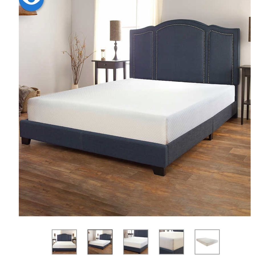 Comfort Tech 10" Serene Foam Mattress (Queen) Bedroom Set