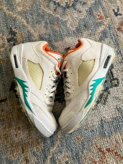Rather Lucky Than Good Jordan V Golf Spikes Shoes men size 9