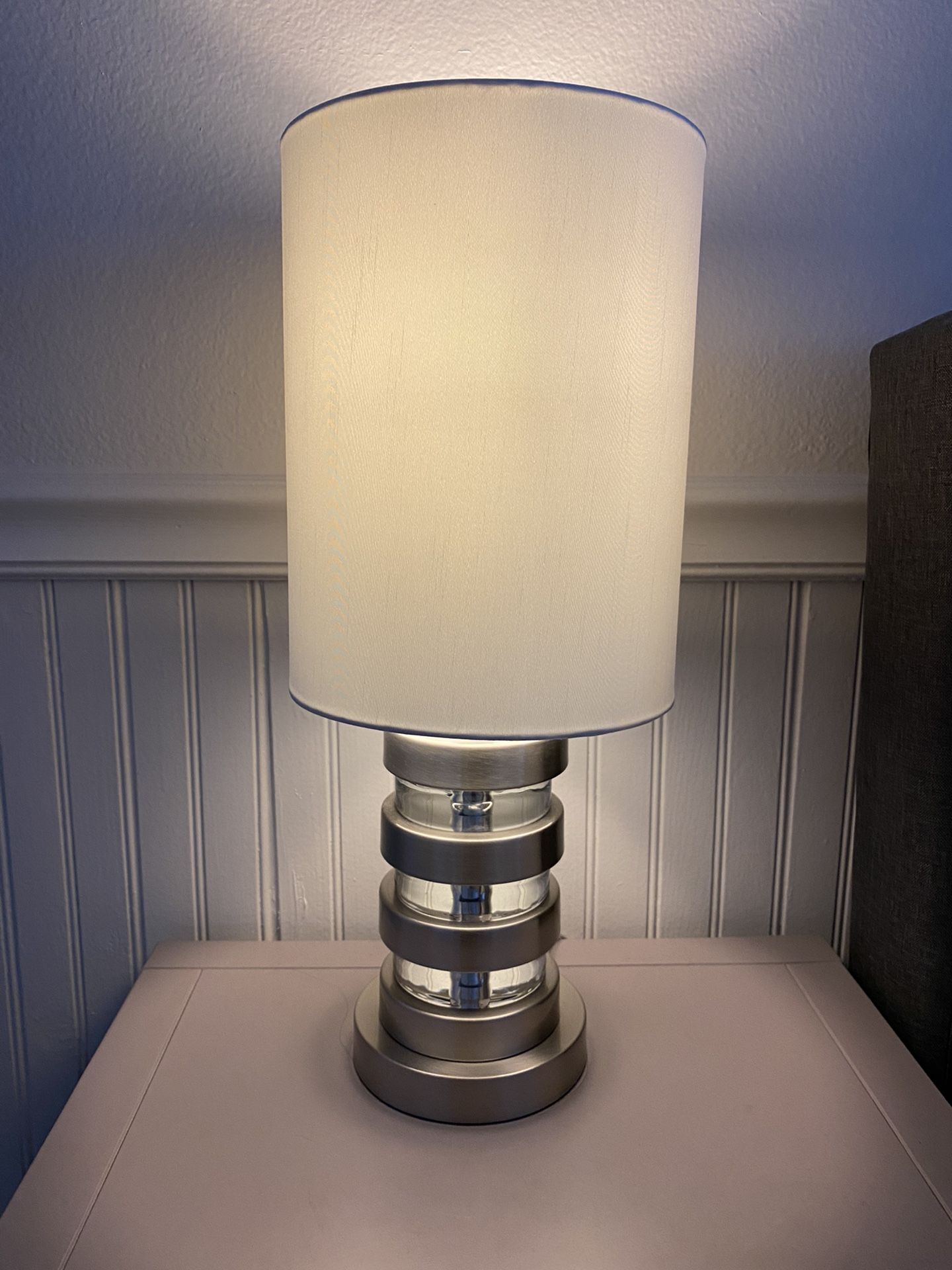 Glass Metal Lamp