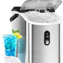 Antarctic Star Nugget Countertop Ice Maker with Soft Chewable Ice, 34Lbs/24H